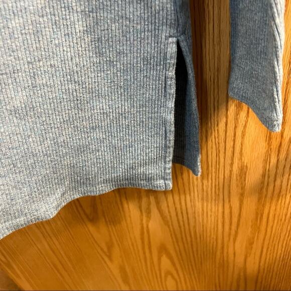 J. Jill Ribbed Keyhole Neck Hooded Top Size Small Petite - Picture 6 of 7